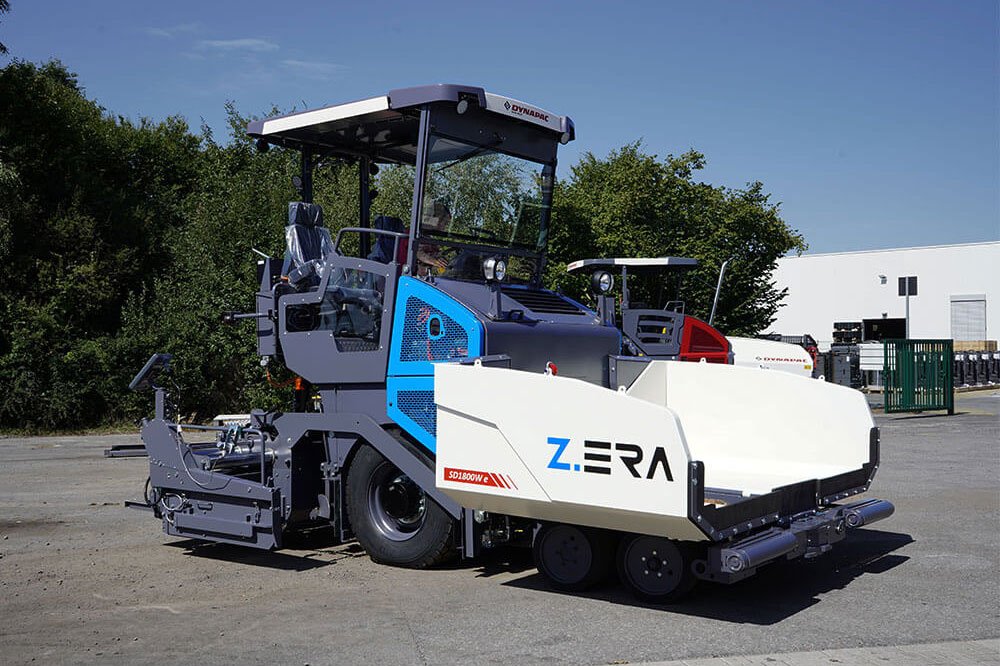 The electric tar machine Citypaver from Dynapac developed by SUNCAR