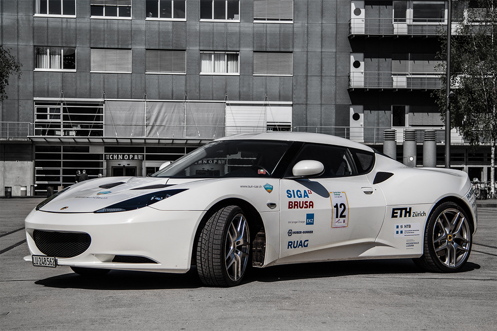 Lotus Evora, ein Elektroauto, Elektrifizierungsprojekt von SUNCAR