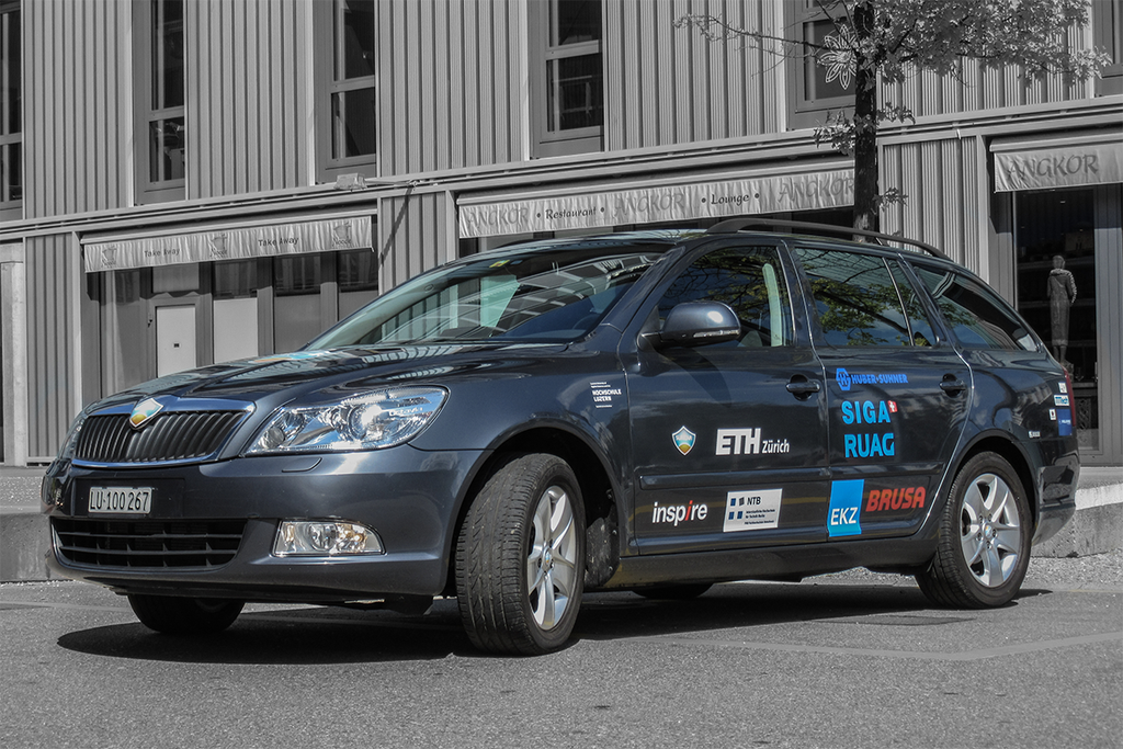 Skoda Octavia, ein Elektroauto, Elektrifizierungsprojekt von SUNCAR