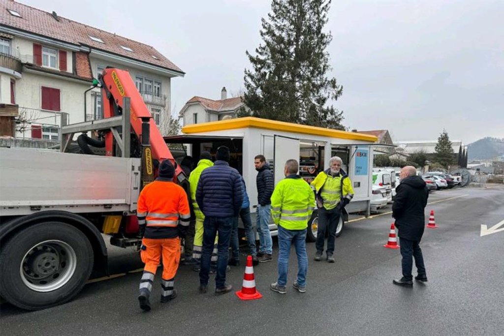 Hybrid emergency power system developed by SUNCAR in use
