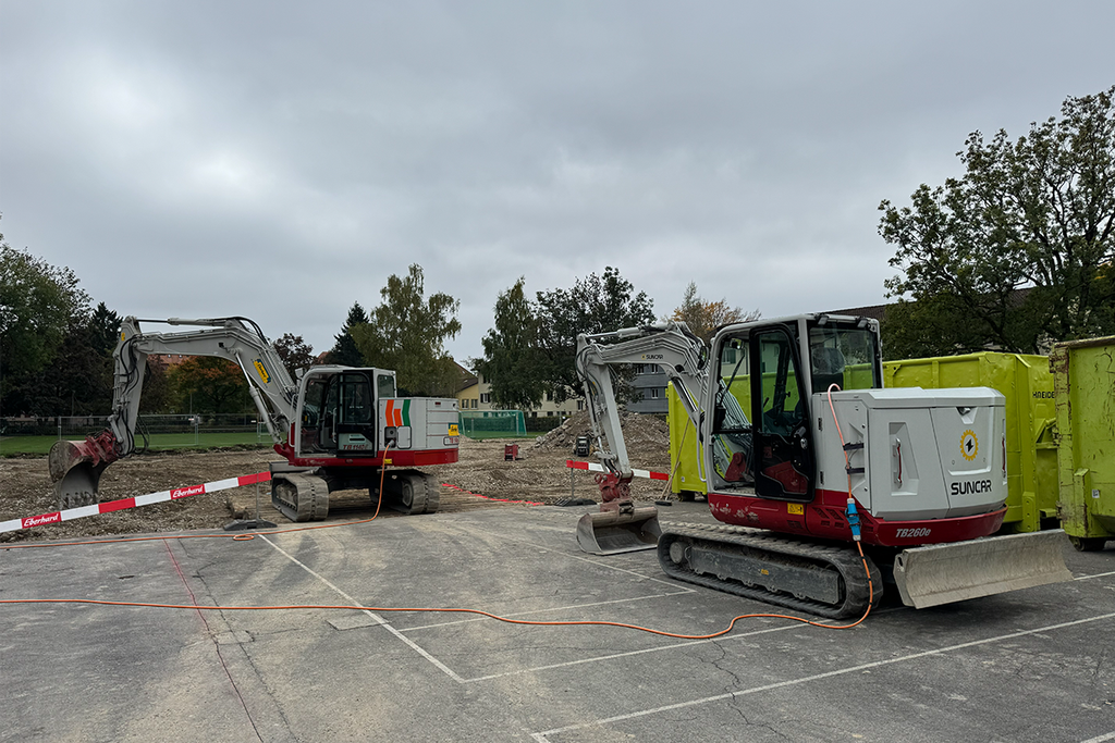 SUNCAR Pilotbaustelle in Zürich
