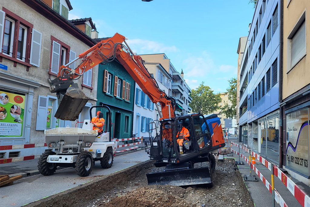 SUNCAR Pilotbaustelle in Basel